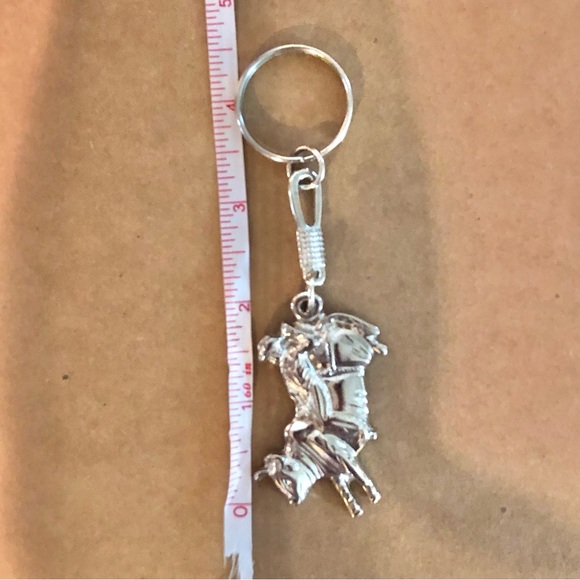 Bull Riding Keychain - Picture 2 of 3